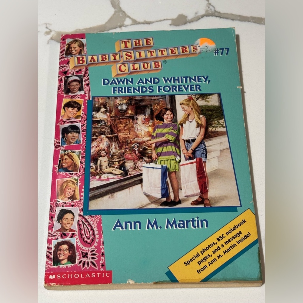 Vintage Babysitter’s Club Book #77 Dawn and Whitney Friends Forever